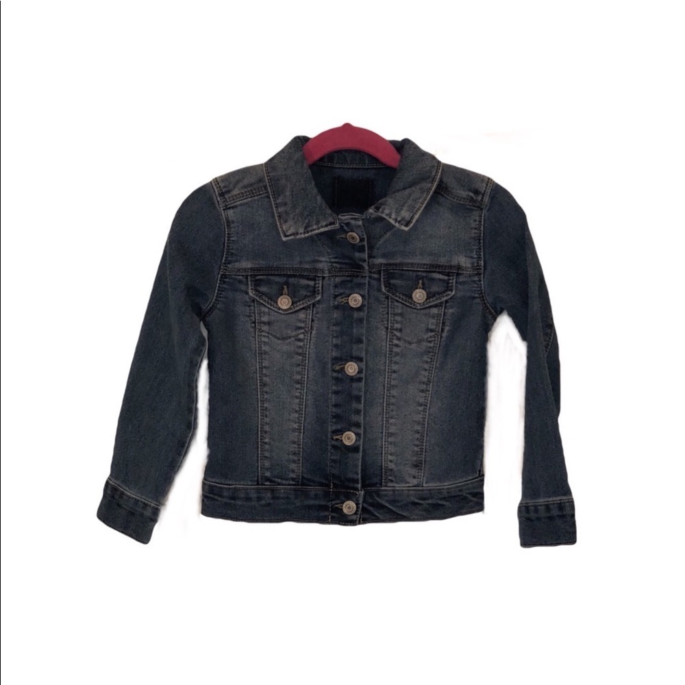 Kid's Denim Jacket With Comic Back Panel - Picture 2 of 5